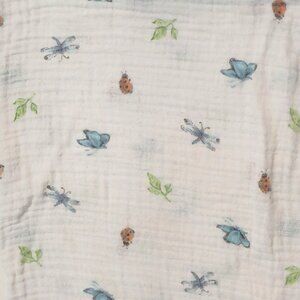 Jellycat Butterfly Dragonfly Ladybug Muslin Lovey Security Blanket 26" X 28"